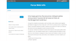 Desktop Screenshot of forzawebinfo.fr
